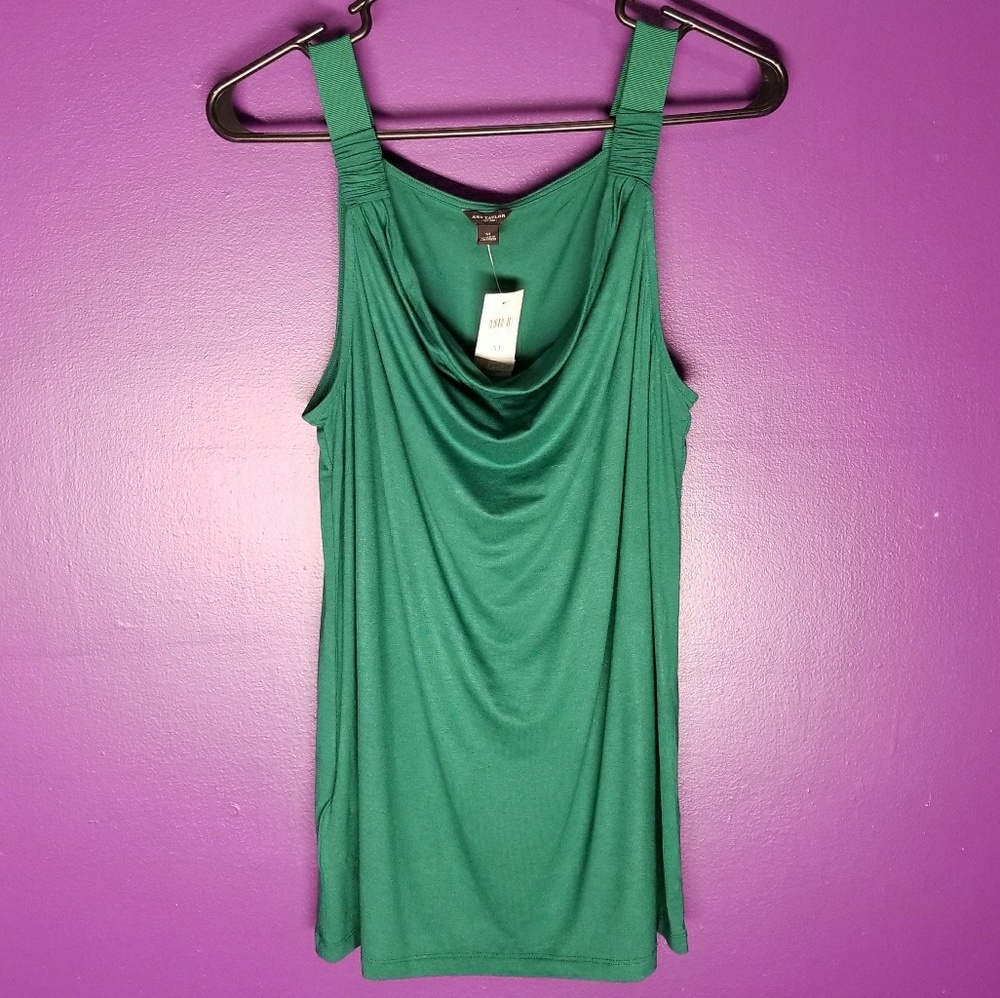NWT Ann Taylor Green Tank Top NWT